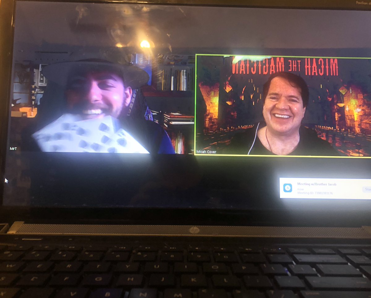 MicahCover's tweet image. Jacob Thompson asked me to teach him Real Magic. 
&amp;amp; now he may be taking it to a whole new level. Literally. 
Well done, Sir. It’s a pleasure to work w/you. See you next week. 
Pay-What-You-Can Zoom Magic Lessons still available. DM me for details 
#onlinelessons
#magiclessons