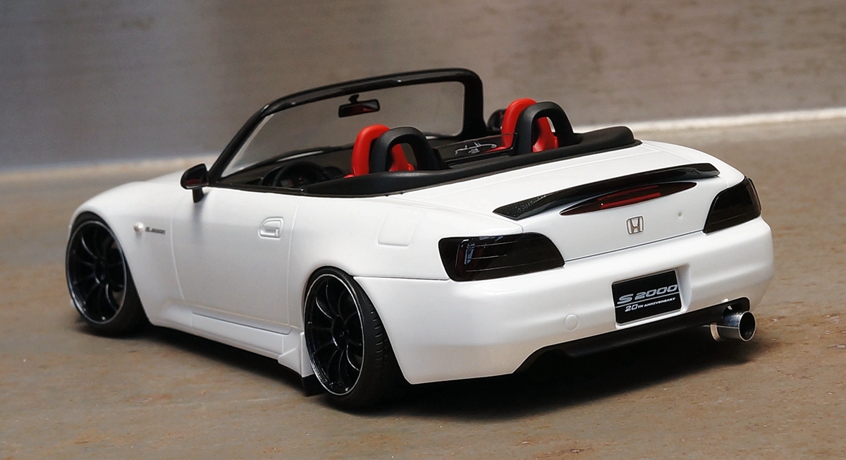 SwiftZC13S's tweet image. #タミヤ S2000 20th Anniversary 完成！
デモカーとスタンス系の感じを混ざっってみた
自分好みの感じに仕上げてきたので満足