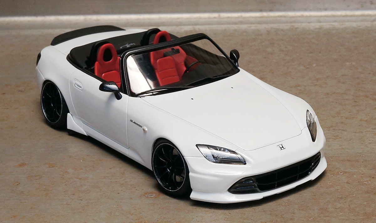 SwiftZC13S's tweet image. #タミヤ S2000 20th Anniversary 完成！
デモカーとスタンス系の感じを混ざっってみた
自分好みの感じに仕上げてきたので満足