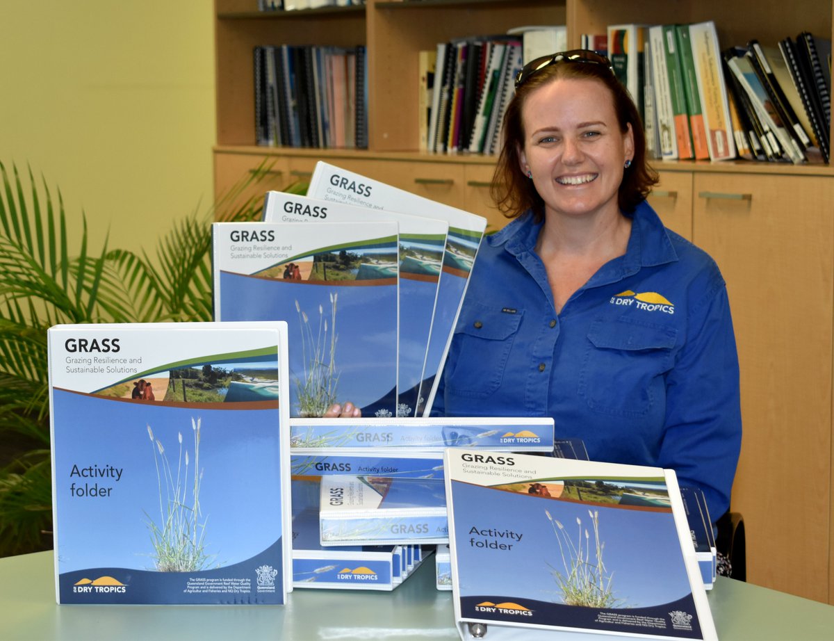NQDRYTROPICS's tweet photo. Ready to roll out round 1 of the Grazing Resilience &amp; Sustainable Solutions (GRASS) program, helping graziers improve land condition. Our team, including Linda (pictured) will provide one-on-one support. Funded through the @QldEnvironment Reef Water Quality Program. @FutureBeef https://t.co/mGKfGqM8cT