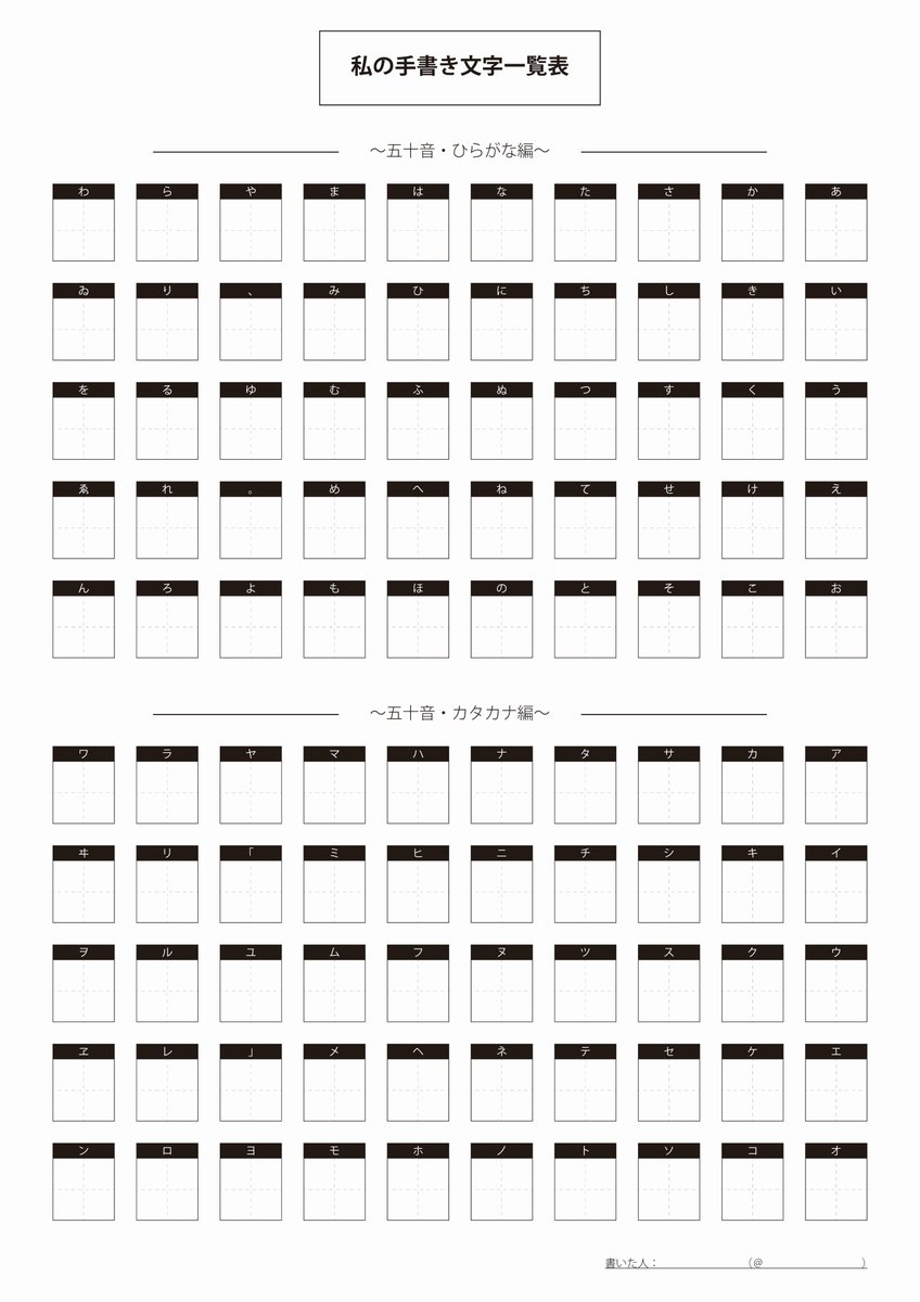 文字 ひらがな 手書き Moji Infotiket Com