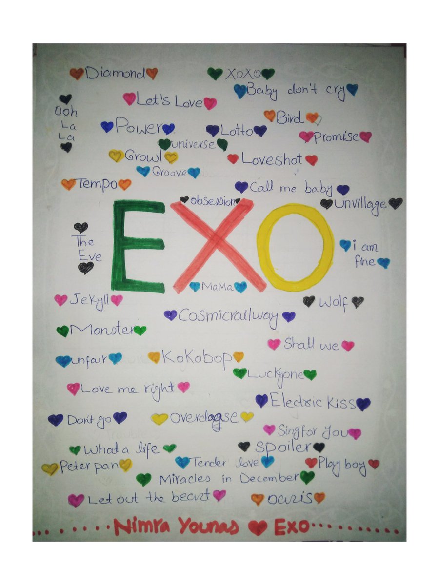 NemmyOffical's tweet photo. My favrt song of EXO β€β€β€
What's your favrt ???
@weareoneEXO
#pakistaniexol
#EXO
#LETSLOVESUHO
#obssesion https://t.co/Ea7p5Nr4kA