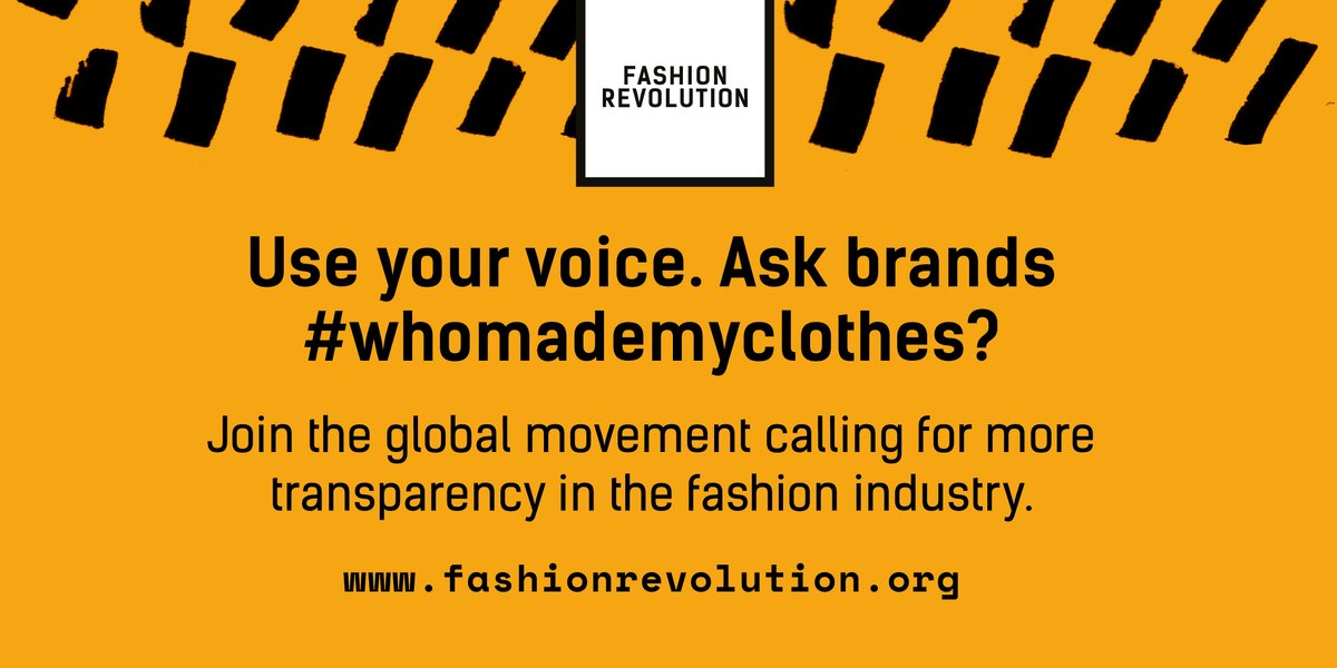 JustMoneyMvt's tweet image. It's Fashion Revolution Week! This Friday marks the anniversary of the 2013 Rana Plaza garment factory collapse, where 1,100 people died and another 2,500 were injured. Speak out with Fashion Revolution: fashionrevolution.org/about/get-invo…