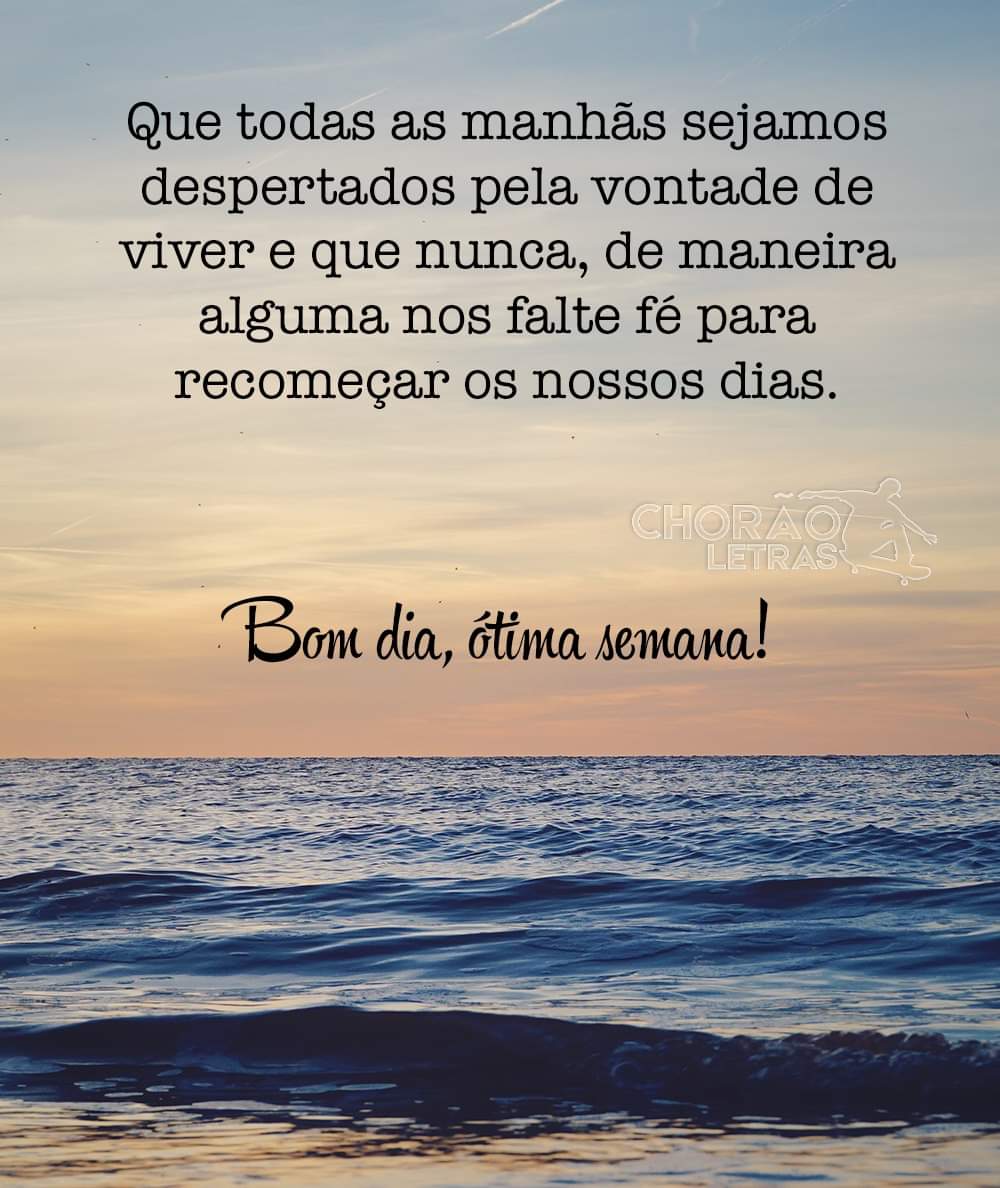 #BomDia Segunda-feira Abençoada. É o início da semana, é o renovar da esperança, é o recomeçar das batalhas que ficaram por terminar. Precisamos de força, precisamos da fé e da esperança, mas também precisamos que Deus esteja do nosso lado guiando nossos passos. .. 🙌🏻👏🏻👆🙏
