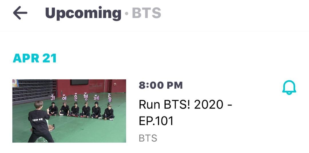 BangtanHomage's tweet photo. RUN BTS! 2020 - EPISODE 101
#BTS #RUNBTS101 @BTS_twt
🔗https://t.co/pyn1oFMICe https://t.co/2xEjpk9Siq