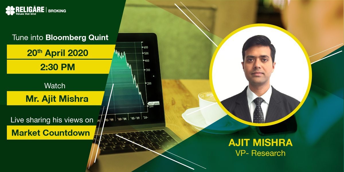 religareonline's tweet image. Watch Mr. Ajit Mishra, VP- Research, sharing his views in #MarketCountdown show on @BloombergQuint at 2:30 PM today.

#ReligareBroking #StockMarket #sharemarket #stocks  #Trade #BloombergQuint #Investment #investing #Trader