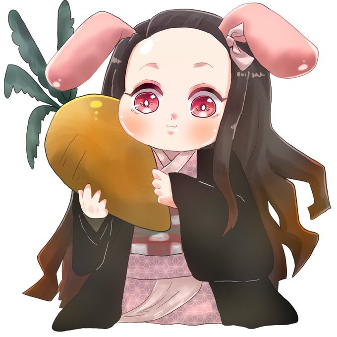 味ぽん🍺低浮上さんがTwitterに投稿した竈門禰豆子(鬼滅の刃)のイラスト。