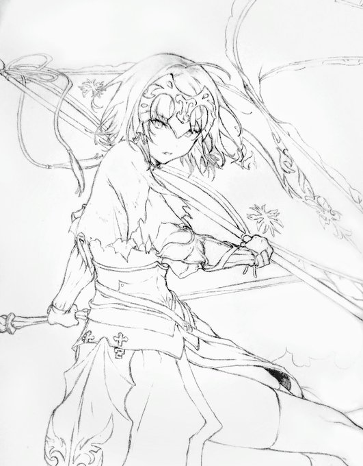 #絵描きにできること 
空いた時間にでも塗ってくださる方がいれば…!一応線画です 