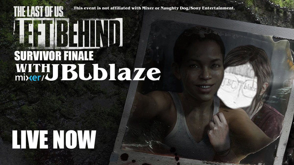 WcraftMCS's tweet image. Here she (plural) goes! Come hang out for my #TheLastOfUsLeftBehind Survivor Finale on my PlayStation 4 Pro! #PS4live-ish:
mixer.com/JBJblaze?origi…