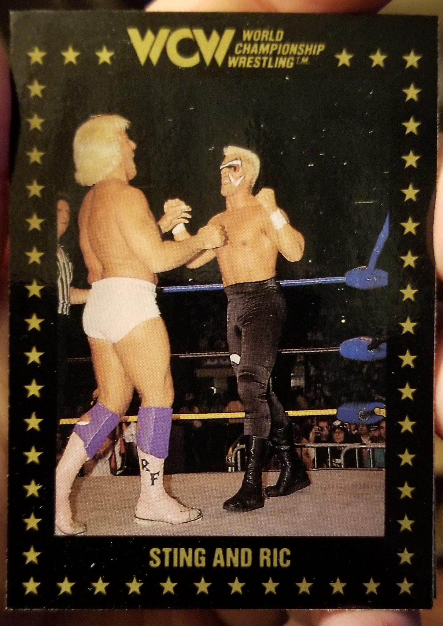 Christopher on "Let's get weird. 1991 WCW Wrestling Cards. https://t.co/rmOhoN7me0" / Twitter