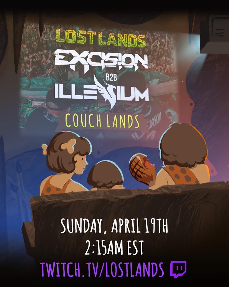 ILLENIUM's tweet photo. My B2B with @Excision from @lost_lands will be streaming in 20 minutes! Watch at https://t.co/a51LxwsxyP https://t.co/aOPAtMJK0Z