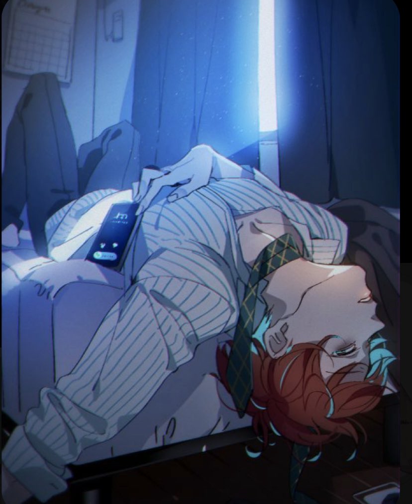 ~ todoroki laying down on his bed bored our of his mind ~ 

Man this is a drag no one to talk to right now
