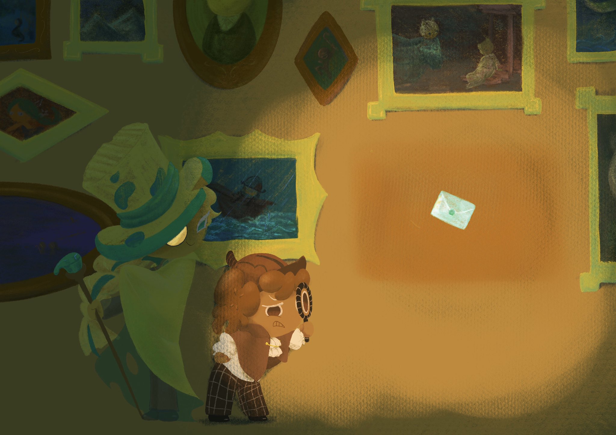 O Xrhsths 公式 クッキーラン オーブンブレイク Sto Twitter クッキーランファンアート 紹介 今回は Tokuni7nimo2iさん テーマは 事件を解決するくるみ味クッキーと影で見守る怪盗味クッキー とのこと でも くるみ味クッキーの表情をみる限り 苦戦して