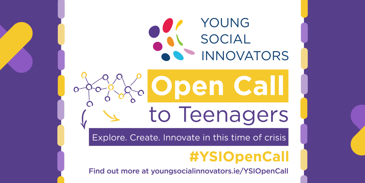 We are excited to launch the #YSIOpenCall to Teenagers today! 🎉

We are looking for young people’s ideas about how to tackle the problems in our communities as a result of #coronavirus.

No idea is too big or too small - click here to find out more 👉 bit.ly/YSIOpenCall