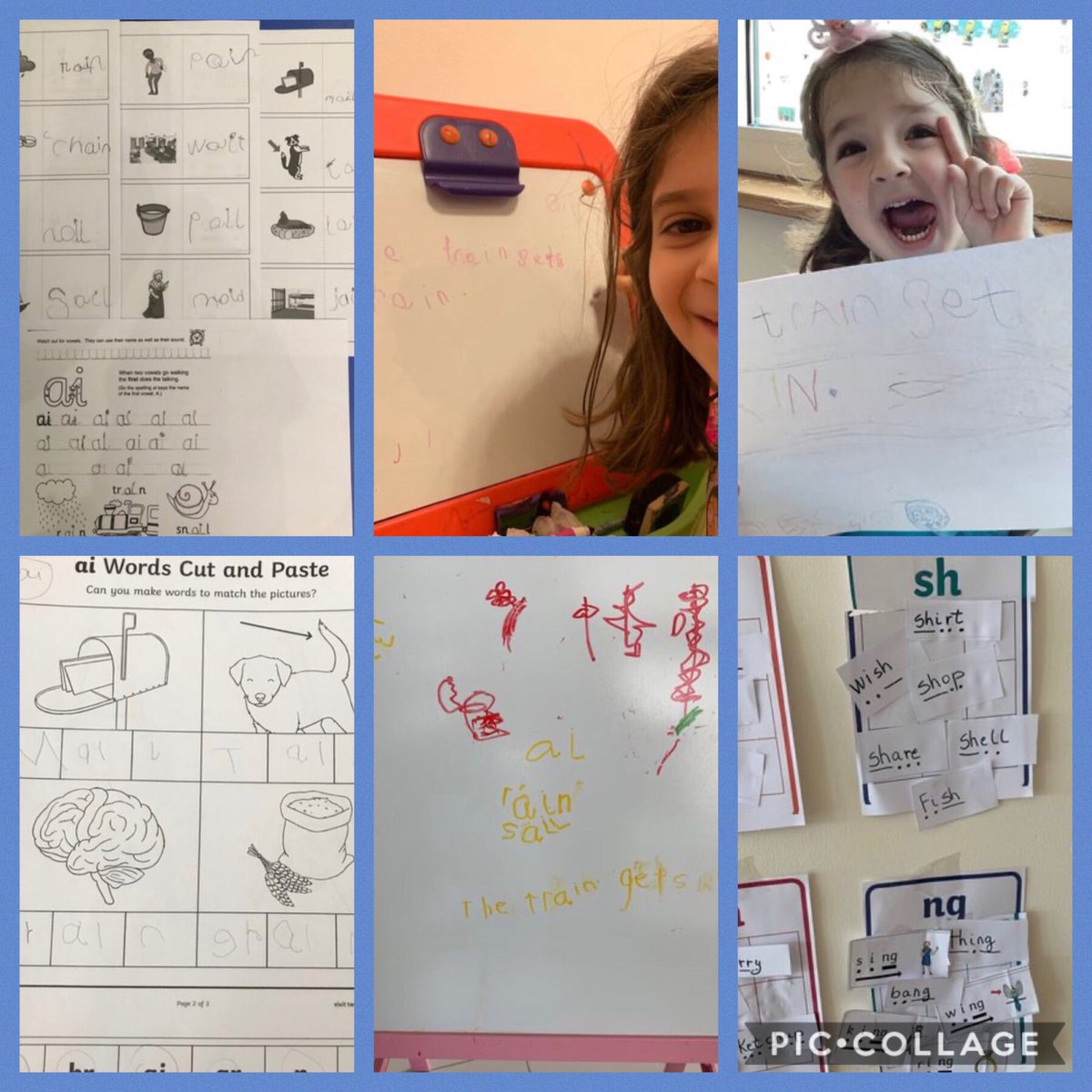 Lovely writing from our #KG1s ☺️ #diabknowledgeable #dreaminspireachieve