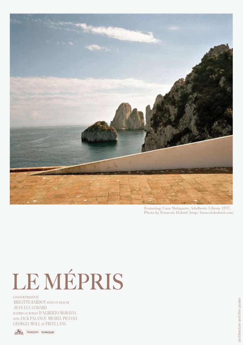 vanniehernnan's tweet photo. Libera + Halard ~ Moravia + Godard
... Le mépris ... / ... El desprecio ...
1963
❤️
#architecture #villamalaparte #casamalaparte #capri #cinema #lemepris #eldesprecio #arquitectura #libera #halard #moravia #godard https://t.co/6oIimWkQcR