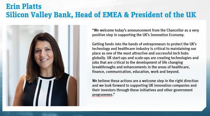 .
<a href="/SVB_UK/">SVB UK is now HSBC Innovation Banking UK</a> is proud to support <a href="/hmtreasury/">HM Treasury</a>'s £1.25bn support package including the £500m Future Fund to help our most innovative UK businesses access the finance they need during this difficult period.

Further details via <a href="/BBCBusiness/">BBC Business</a> bbc.co.uk/news/business-…