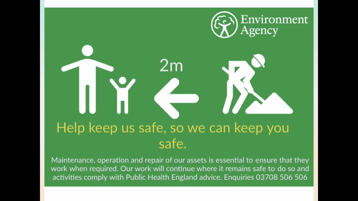 Fantastic to see North Devon’s field operations team carrying out this essential work whilst adhering to Public Health England advice .<a href="/KevinBarnesEA/">Kevin Barnes</a> @johncurtinEA <a href="/KellyAGolds/">Kelly Golds</a>