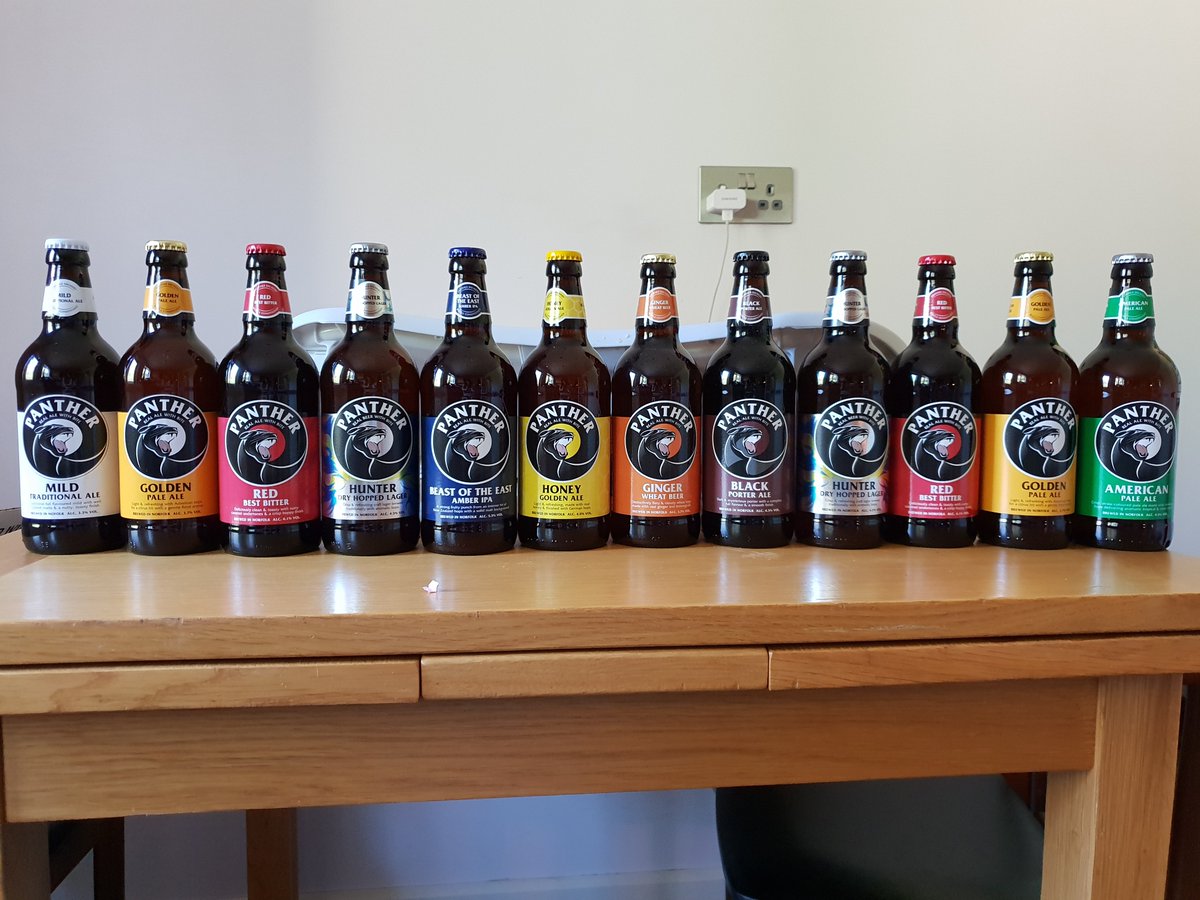 andymtrigg's tweet image. Thanks @Pantherbrewery. It's great to be able to support a local brewery while enjoying your amazing beers! 

12 bottles (Inc. delivery anywhere in Norfolk) for £30. Check them out!