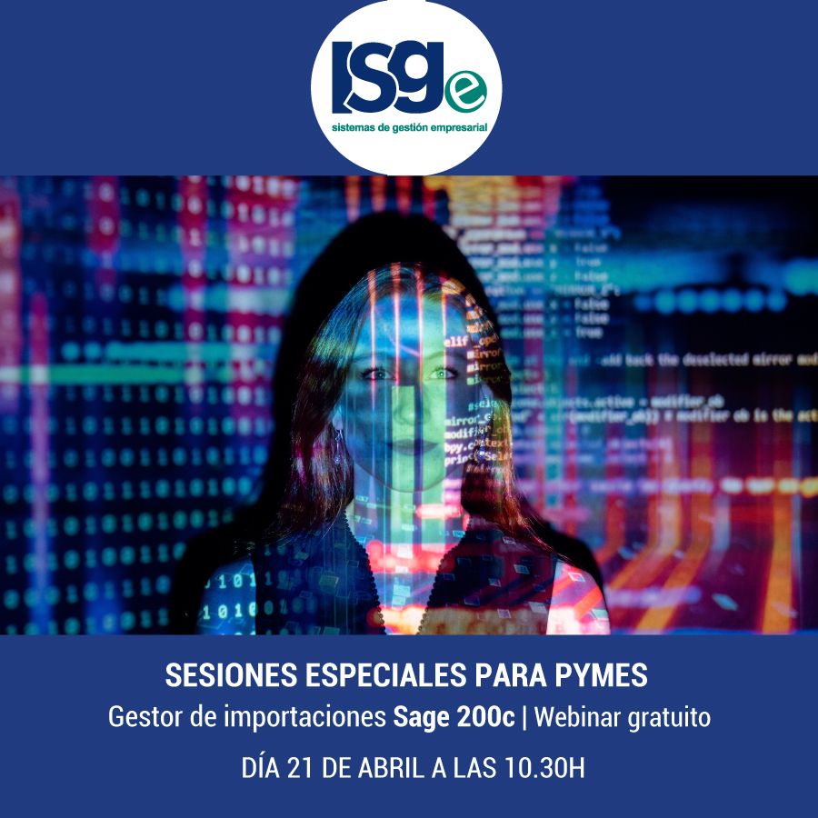 Advantys_'s tweet image. WEBINAR GRATUITO ISGe &quot;Gestión de importaciones, Sage 200cloud dispone de una herramienta que permite crear guías de importación para realizar actualizaciones, altas o modificaciones masivas de los registros del sistema.&quot;
buff.ly/34Ecnc4