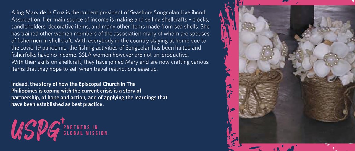 USPGglobal's tweet image. The E-CARE way #shellcraft #philippines