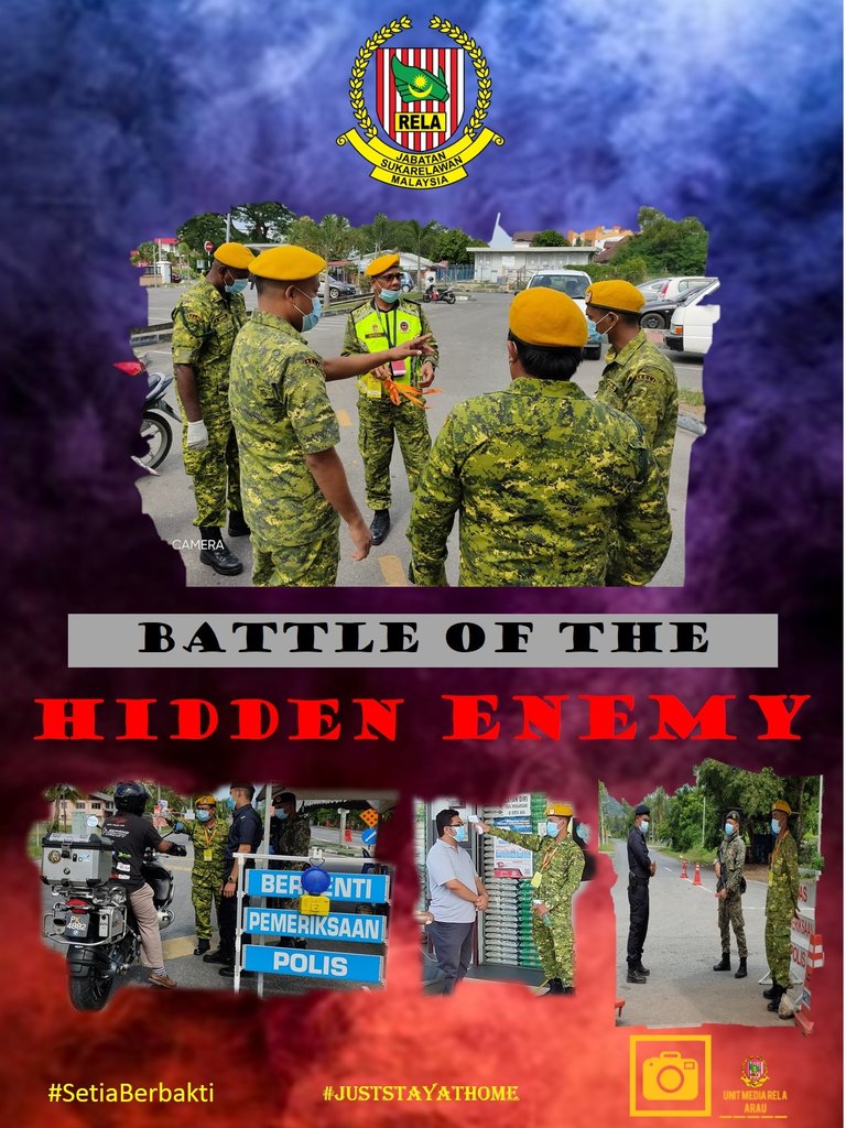 relasisptss's tweet photo. Battle of the Hidden Enemy

#inforelasisptss
#covid2019
#malaysiabebascovid19
#dudukrumah
#kkm
#SetiaBerbakti
@MuhyiddinYassin
@kamarudin_rapig https://t.co/CamPZUuqIP