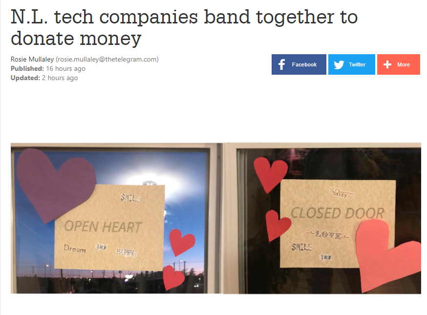 “This idea that we can share the savings that we’re going to see back with the community just made a whole lot of sense …,” CEO <a href="/genoadesign/">Genoa Design</a> Gina Pecore. #closeddooropenheart <a href="/StJohnsTelegram/">The Telegram</a> @Bluedrop_LN <a href="/HomeAgainFB/">Home Again Furniture Bank</a> <a href="/BizArtsNL/">Business and Arts NL</a> <a href="/StellasCircle/">Stella's Circle</a> @NATI_NL

thetelegram.com/news/local/nl-…