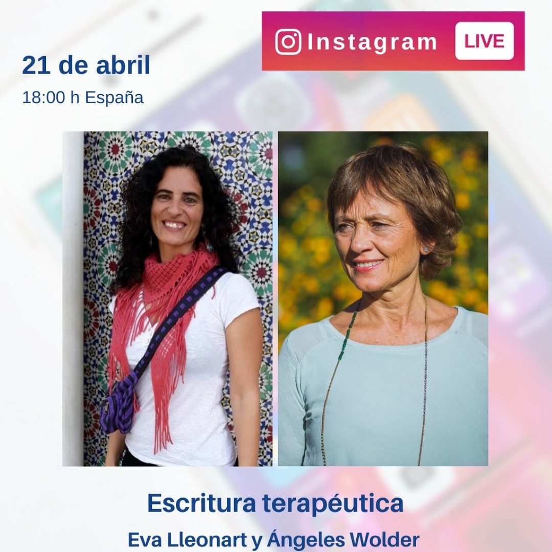 Tengo el enorme placer de poder conversar con @angeleswolder sobre #EscrituraTerapéutica.

Martes 21 de abril a las 18h en directo en Instagram.