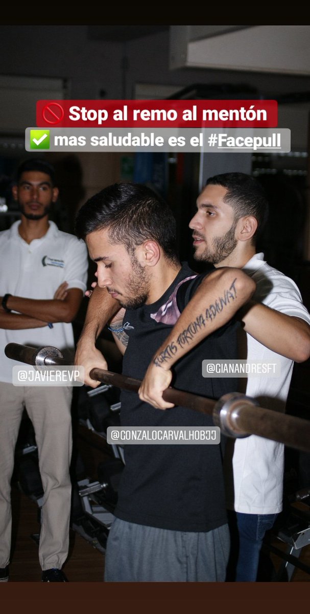Gianandresft's tweet image. 🚫 Deja de hacer el Remo al mentón. 

✅ Empieza a hacer el #facepull.

Cuida tus articulaciones.

Abre la imagen ⬇️