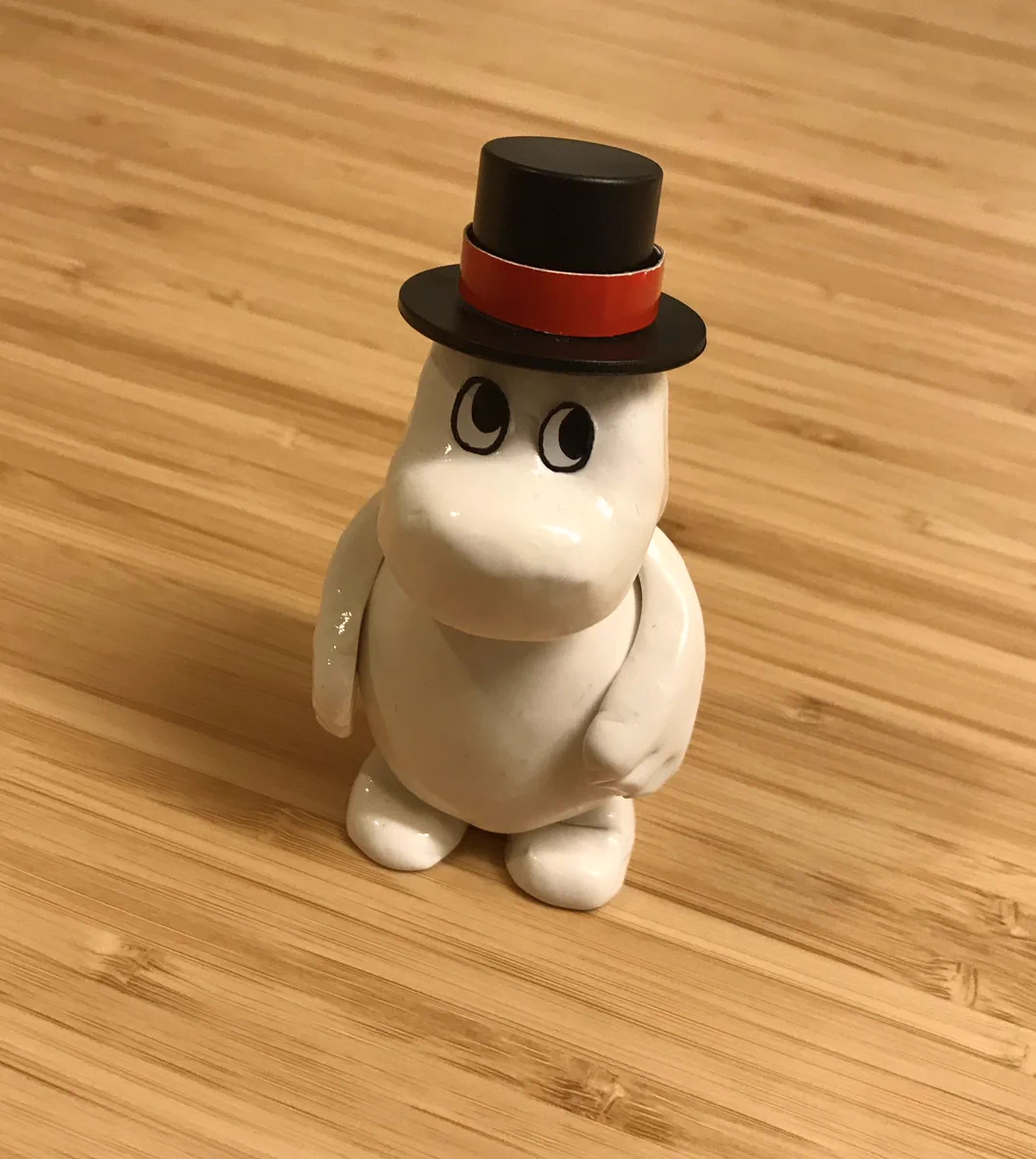 ムーミンパパをシリコン粘土で作ったら溶けちゃったwww翌朝見たらバーバパパ？