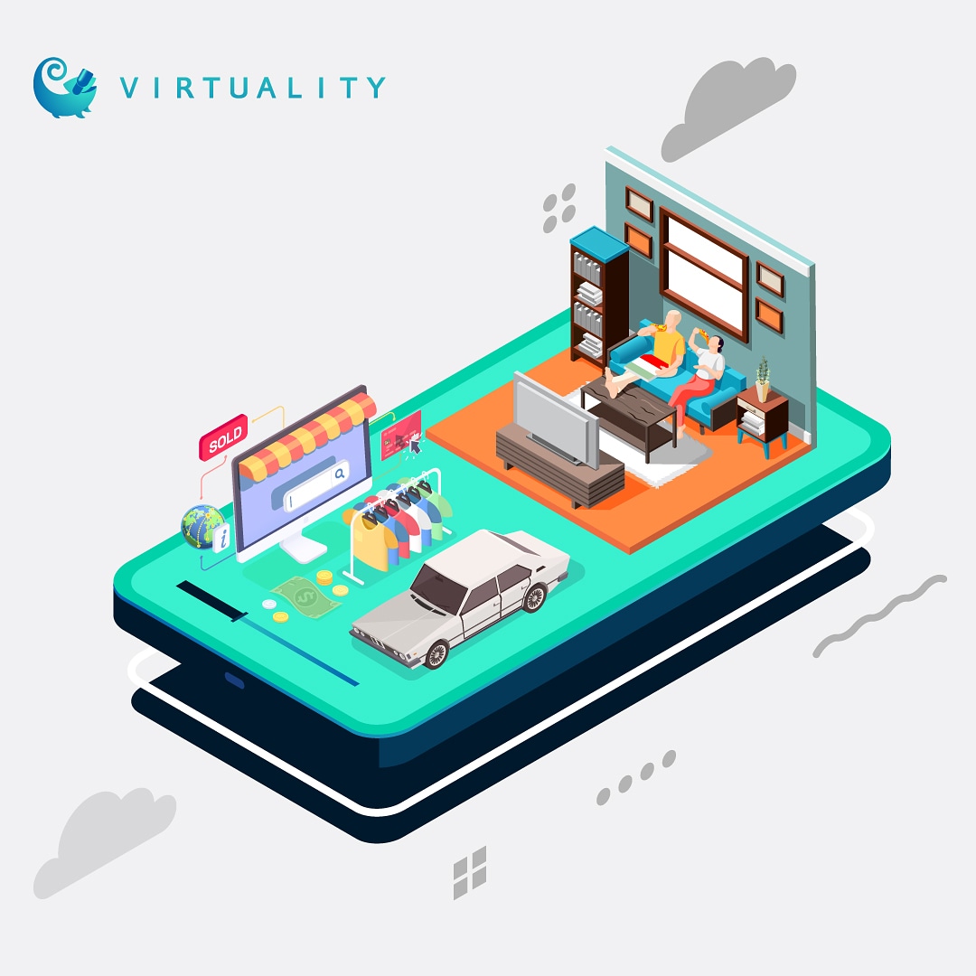 VirtualityT's tweet photo. All the things you can do from home! Can you tell us what online services you see here? ๐ก
#VirtualityTech #stayhome #staysafe #workfromhome #onlineshopping #lockdown #COVID19 #globalcitizen #fooddelivery https://t.co/JacqInHrUb