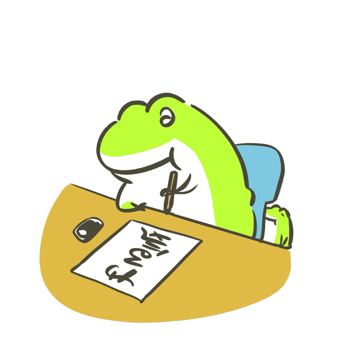 もりもりやるぞー バトン類は明日やりまーす Anzutann 春 のイラスト