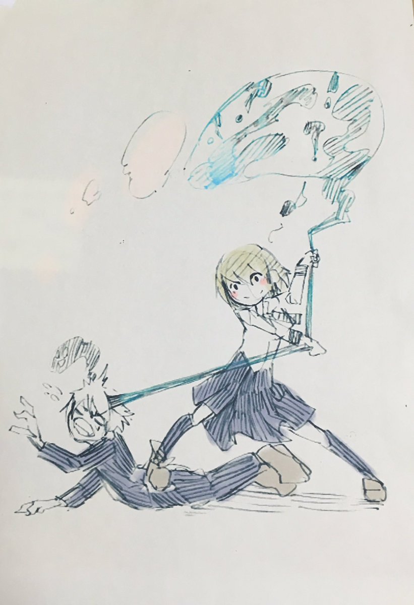 吉谷光平さん(@kakikurage )からバトン頂きました。
昔描いた絵が見つかったのでそちらを上げます。

僕はバトンを
@SORAji34
@zin_23 
@chika_angya
@marimonomanga
@utsumi_seto
@s_momokichi 
@KENT6SUKE
@funakawana 
この8名にぶん投げます
スルーして大丈夫です。笑
#絵描き繫がれ 