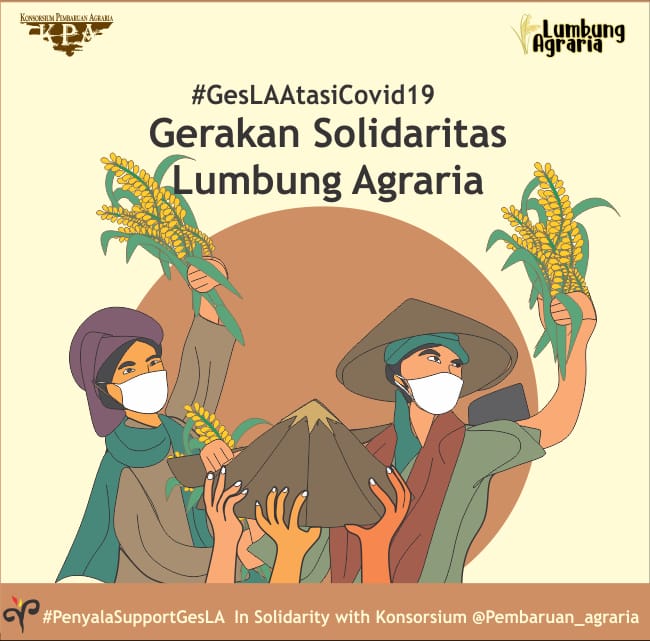 SeknasKPA's tweet photo. [Gerakan Solidaritas Lumbung Agraria (GeSLA) atasi Covid-19]

Ini adalah gerakan solidaritas Desa-Kota melalui jaminan ketersediaan stok pangan dan dukungan kesehatan bagi komunitas rentan desa dan kota menghadapi dampak pandemi. 

(Thread)

#GeSLA
#LumbungAgraria https://t.co/Lkm3whfVyw