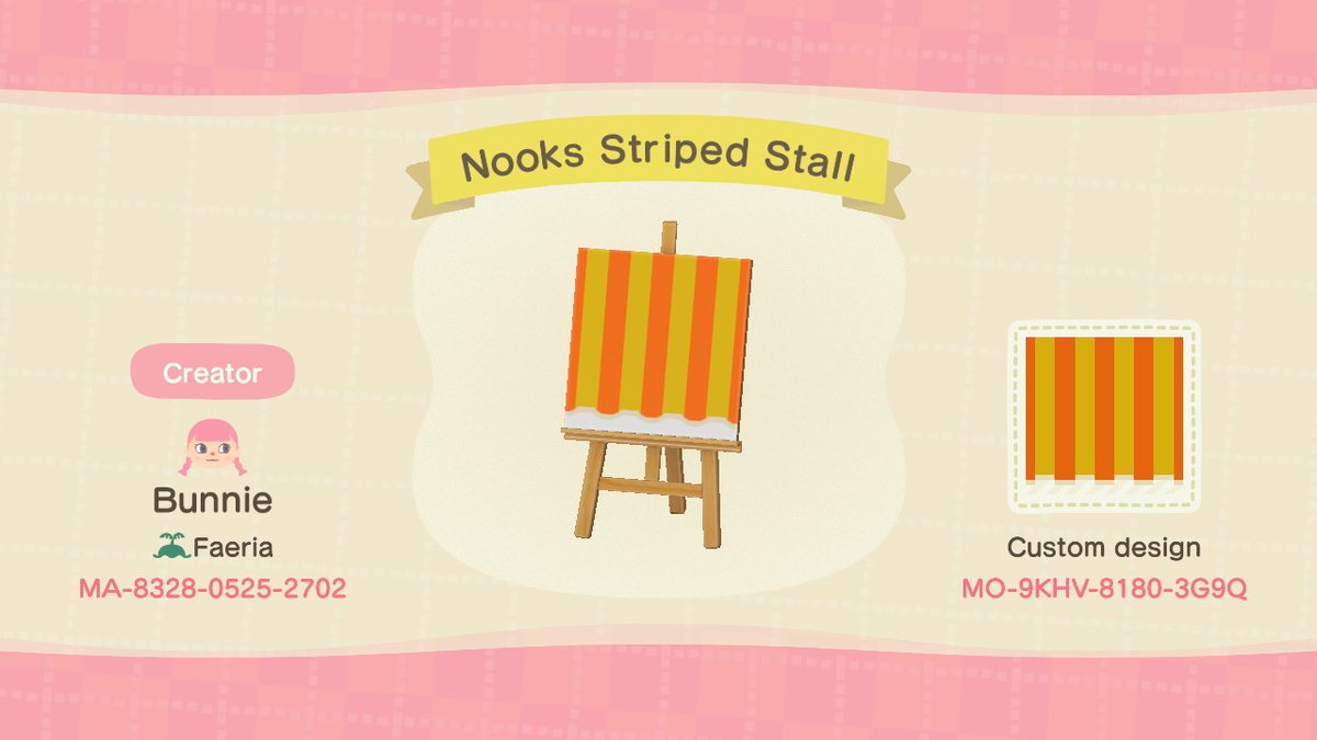 faeriacrossing's tweet image. Made some lil stall designs to match the Nooks Cranny &amp;amp; Able Sisters banners! Hope someone will like em!! #AnimalCrossing #ACNH #ACNHDesign