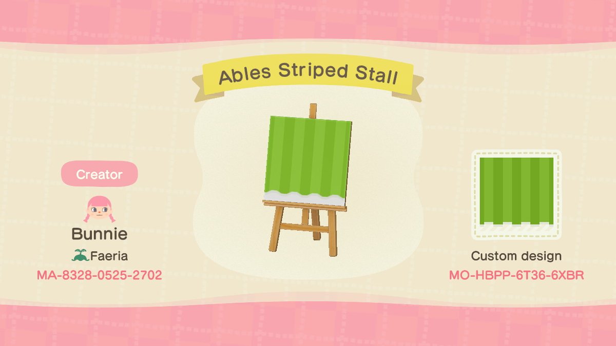 faeriacrossing's tweet image. Made some lil stall designs to match the Nooks Cranny &amp;amp; Able Sisters banners! Hope someone will like em!! #AnimalCrossing #ACNH #ACNHDesign