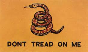 13) Le drapeau jaune de Gadsden est 1 emblème révolutionnaire de 1775, figurant 1 serpent prêt à mordre et le slogan: "Ne me marchez pas dessus". Il est 1 symbole fort de ralliement de la droite nationaliste anti-Etat, en pointe dans les manifs anti- #confinement et pro-Trump.