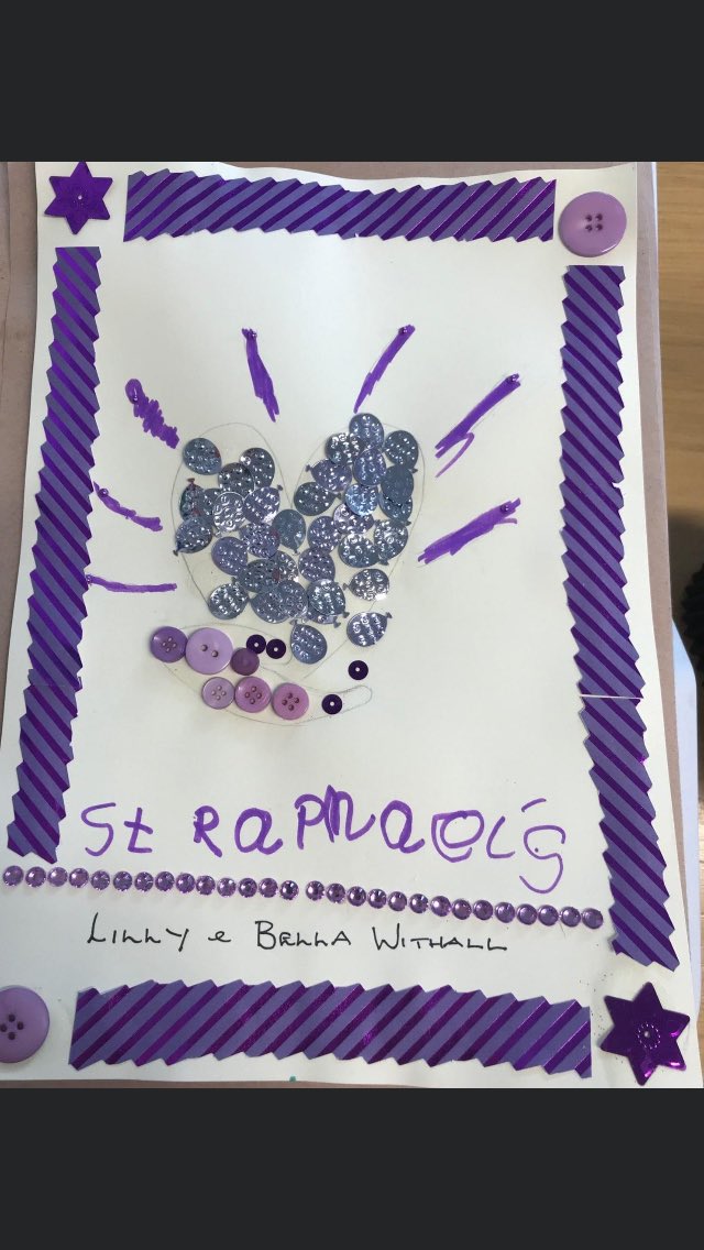 wvpsEYFS's tweet photo. So lovely to see via EExAT that some of our Robins are really doing their bit to show support to our wider community and front line workers! Well done to Lilly and her sister who made a beautiful picture for @St_Raphs. #WVPS #EYFS #ShareTheLove https://t.co/9ZrkpJYzwT