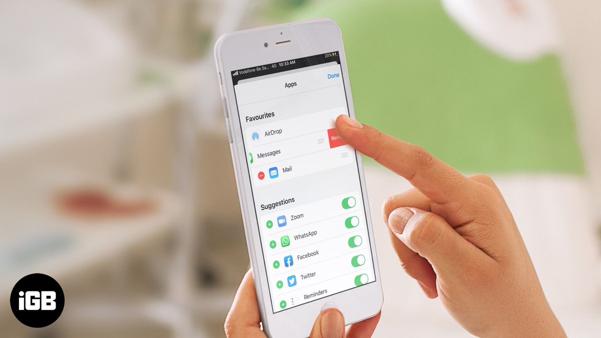 igeeksblog's tweet photo. Want to Customize the #ShareSheet Options on your #iPhone? 
Here's how: https://t.co/sW4NwRPydj https://t.co/3oX8grPp91
