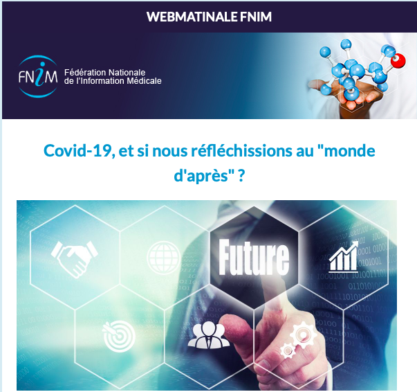 #Reminder - Mercredi 22/04 à 9H30 Notre prochaine #WebMatinale #FNIM "#Covid19, et si nous réfléchissions au monde d'après" ? Avec Serge Guérin, sociologue <a href="/Guerin_Serge/">Serge Guérin</a> &amp; Frédéric Bizard, économiste <a href="/fredericbizard/">Frédéric Bizard</a> #hcsmeufr #santepublique #crisesanitaire