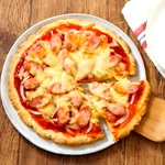 発酵なし!ホットケーキMIXとオーブンがあれば出来るピザのレシピ!