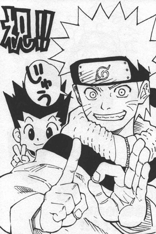 Naruto Uzumaki dessiné par Yoshihiro Togashi (YuyuHakusho, HunterXHunter...)