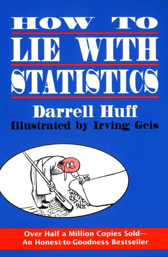 Stats4SD's tweet photo. Classic quote: “Permitting statistical treatment and the hypnotic presence of numbers and decimal points to befog causal relationships is little better than superstition.”
― Darrell Huff, How to Lie with Statistics #HowtoLiewithStatistics #StatsBook #DarrellHuff https://t.co/Iwog0f4zhO