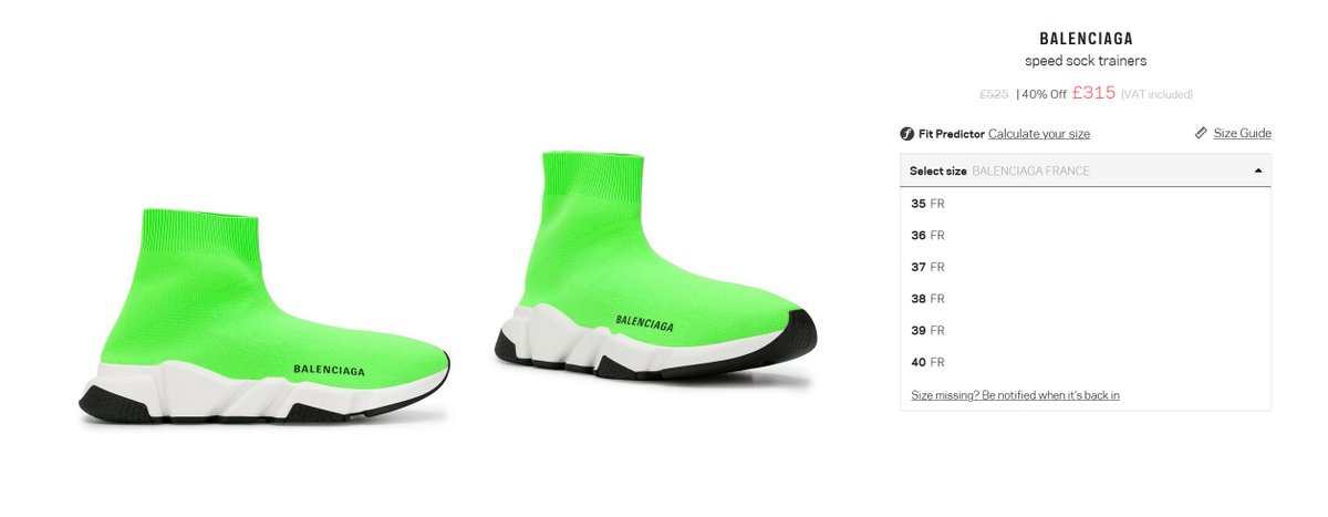 farfetch balenciaga speed