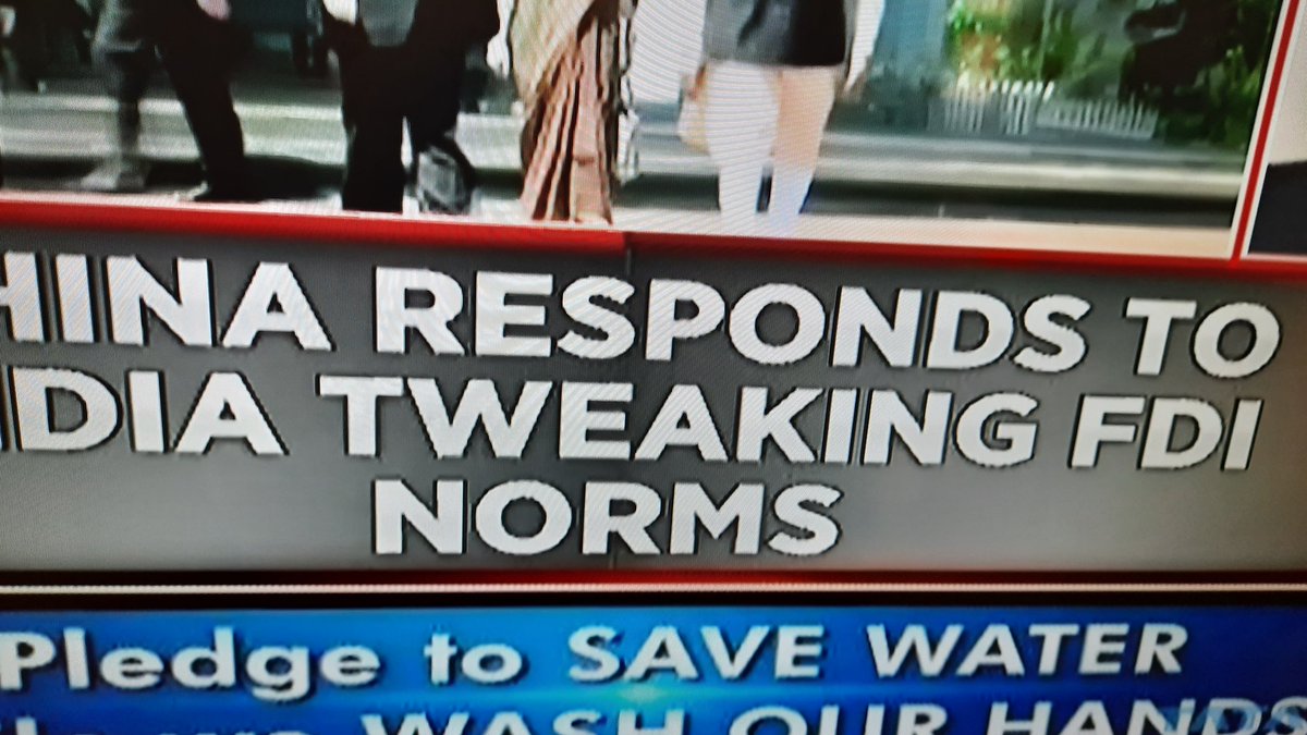 sukanyaiyer2's tweet photo. #WuhanCoronaVirus
Chins Responds to Indias New FDI Norms..with Neighbours
China Responds --India wl Rejig Discriminatiory Practices
This was a Predictable Responsible..req @HMOIndia to look into #BYJUs, #Zomato, #BigBasket, #Oppo #1Plus #HUAWEI #TikTok all Investments https://t.co/YisaNb5ymP