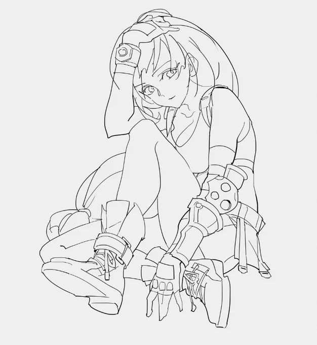 曬線稿~ 