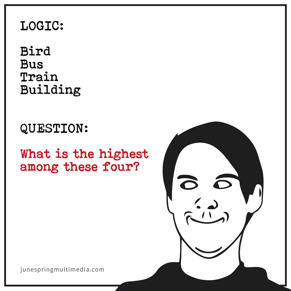 junespring's tweet photo. It's so easy, retweet if you know the answer. π
π
#RiddleMeThis #GoodVibesOnly #JustForLaughs #StayHome #StaySafe #MindGames #BrainTeasers #JuneSpring #JuneSpringMultimedia https://t.co/wC3Q7ZDZIT