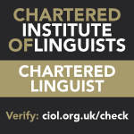 polyglot_kate's tweet photo. I am now a Chartered Linguist! 🥳A nice acknowledgment of my commitment to continuous learning and maintaining high professional and, very importantly, #ethical standards. Thank you to all my referees from the UK, Germany, Italy and France! #xl8 #1nt #lifelonglearning #CPD https://t.co/TeqLSZJ2oP