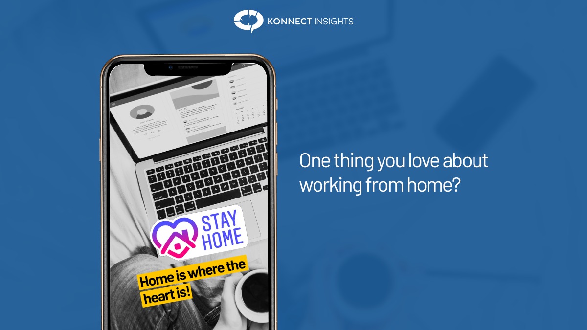 KonnectInsights's tweet photo. Work from home has turned out to be a new lifestyle change for most
of us!
Share in the comments below, what is that one thing you love the most about working from home?
#workfromhome #stayhome #instagram #instagram #instasticker #instastory #socialmedia #digitalmarketing https://t.co/pwlGmrGVl1