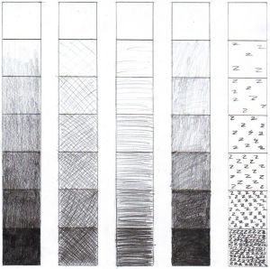 GomersalArt's tweet photo. Today we will focus on Y3 - Our children will be learning about Light and Shadows in Science. Can you create a tonal value chart from light to dark? Can you do this in different ways using different materials? Don't forget to share what you have created. @GomersalPSchool https://t.co/jv8nhJQ9RQ